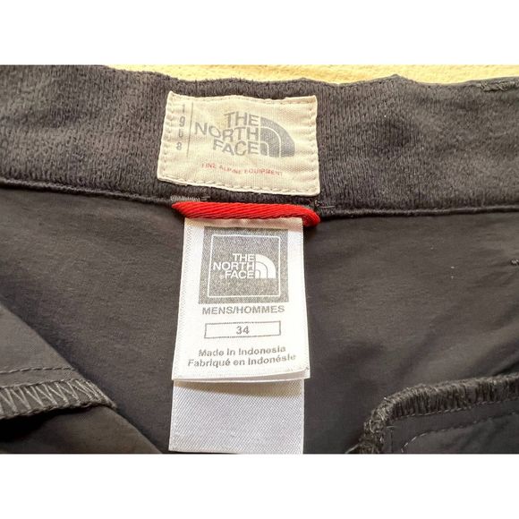 TNF The North Face Men's Shorts Gray, Grey, Size34 Quick Dry Performance Fabric - Picture 3 of 11